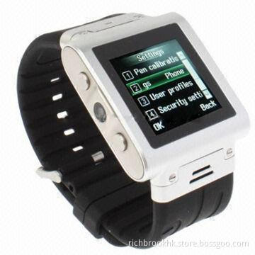 Waterproof Watch Phone with 128 x 128 Pixels Screen Resolution